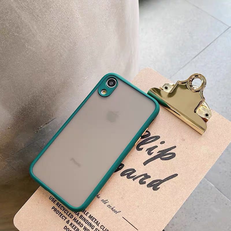 เคสขอบสีหลังขุ่นสำหรับ VIVO Y20 Y30 Y50 V23e Y15S Y15A Y76 Y3S Y17 Y12 Y12A V23 5g v23pro เคสขอบสีสวยๆ หลังขุ่น - รูปที่ 6