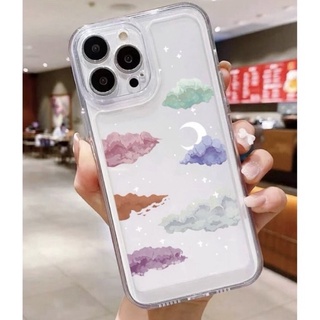 [พร้อมส่ง🇹🇭] เคสไอโฟน ลายก้อนเมฆพาสเทล🌈 (51) เคสiPhone เคสใส iPhone11 iPhoneXR iPhone12 iPhone13 iPhone8Plus iPhoneXsMax