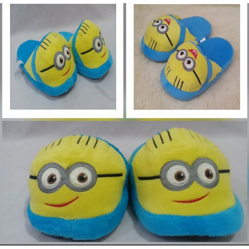 DREAMTOYS96 Minion Head Sandal ตุ๊กตาสําหรับเด็กและผู้ใหญ่ minions