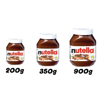 Nutella แยมนูเทลล่า ปริมาณ 200 กรัม/350 กรัม/400 กรัม/900 กรัม