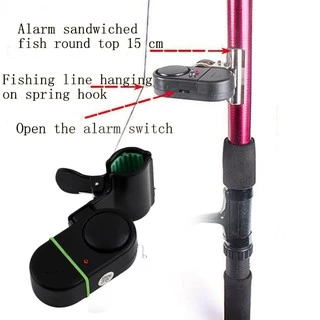 อุปกรณ์แจ้งเตือนเมื่อปลากินเบ็ด Fishing Alarm bell สัญญาณเตือนตกปลาอิเล็กทรอนิกส์ ไฟ LED