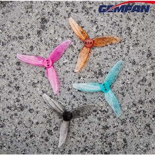 [ใบพัดโดรน 2.5นิ้ว] Gemfan 2512 2.5Inch 3-Blade 1.5mm Hole Propeller  ใบพัด 2.5" 1ถุง มี 8ใบ (คละสี)