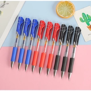 [ของใหม่] ปากกาเจล แบบกด ขนาด 0.5mm S0120 มี3สี ปากกากึ่งลูกลื่น