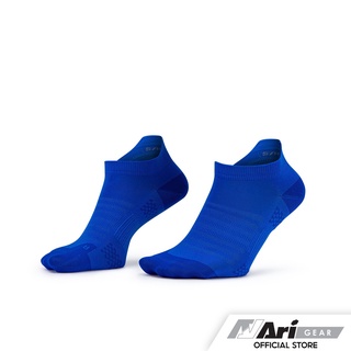 ARI LIGHTWEIGHT RUNNING TAB SOCKS - ROYAL BLUE/BLUE/SILVER ถุงเท้า อาริ ไลต์เวท สีน้ำเงิน