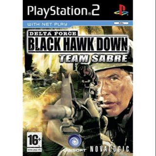 แผ่นเกมส์ PS2 - Black Hawk Down TeamSabre แนวยิงปืนทหารหน่วยรบจู่โจม เก็บปลายทางได้✅✅