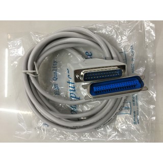 สายพาราเรียล สายปริ้นเตอร์รุ่นเก่า Cable Parallel DB25 F-M 1.5Mสายเส้นหนาใหญ่ทนทานได้มาตรฐาน