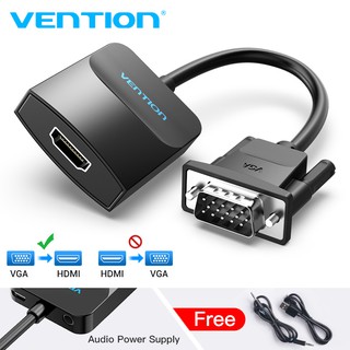 Vention อะแดปเตอร์สายเคเบิลแปลง VGA เป็น HDMI 1080P โปรเจคเตอร์ดิจิทัล สำหรับ พีซี แล็ปท็อป ACN