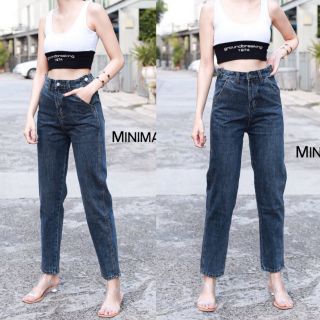 Minimalทรงบอยผ้ายืดนิดๆมี S-L
