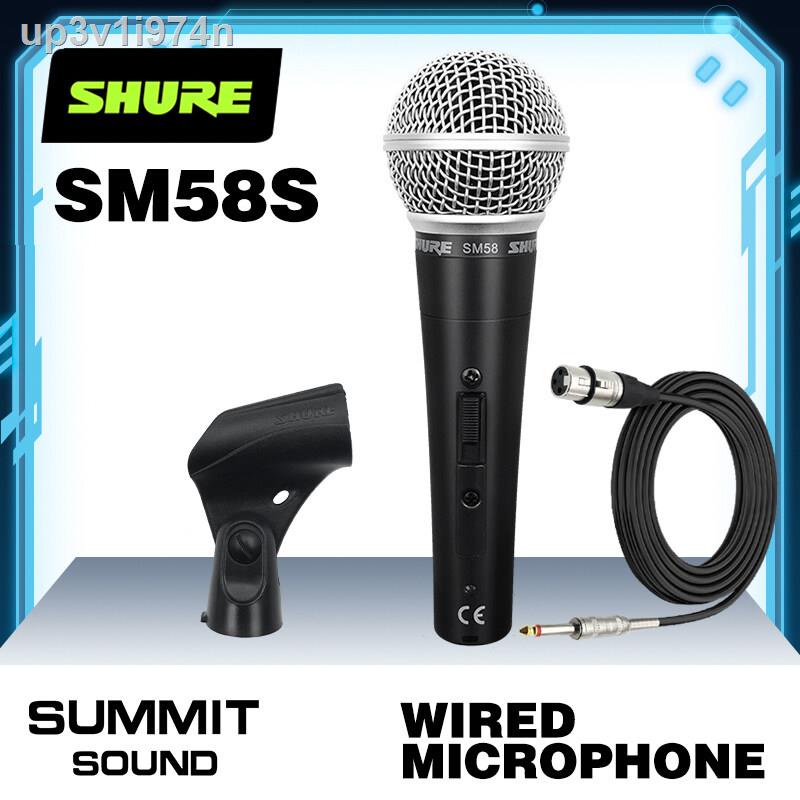 ของแท้ ไมโครโฟนชนิดสาย SHURE SM58-LC (ไม่มีสวิทช์) - tipelectronics ...