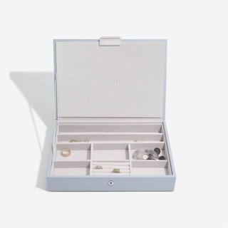 Pre-order กล่องจิวเวลรี Size Classic  เกรดพรีเมียม สินค้านำเข้า Lavender Classic Jewellery Box Lid