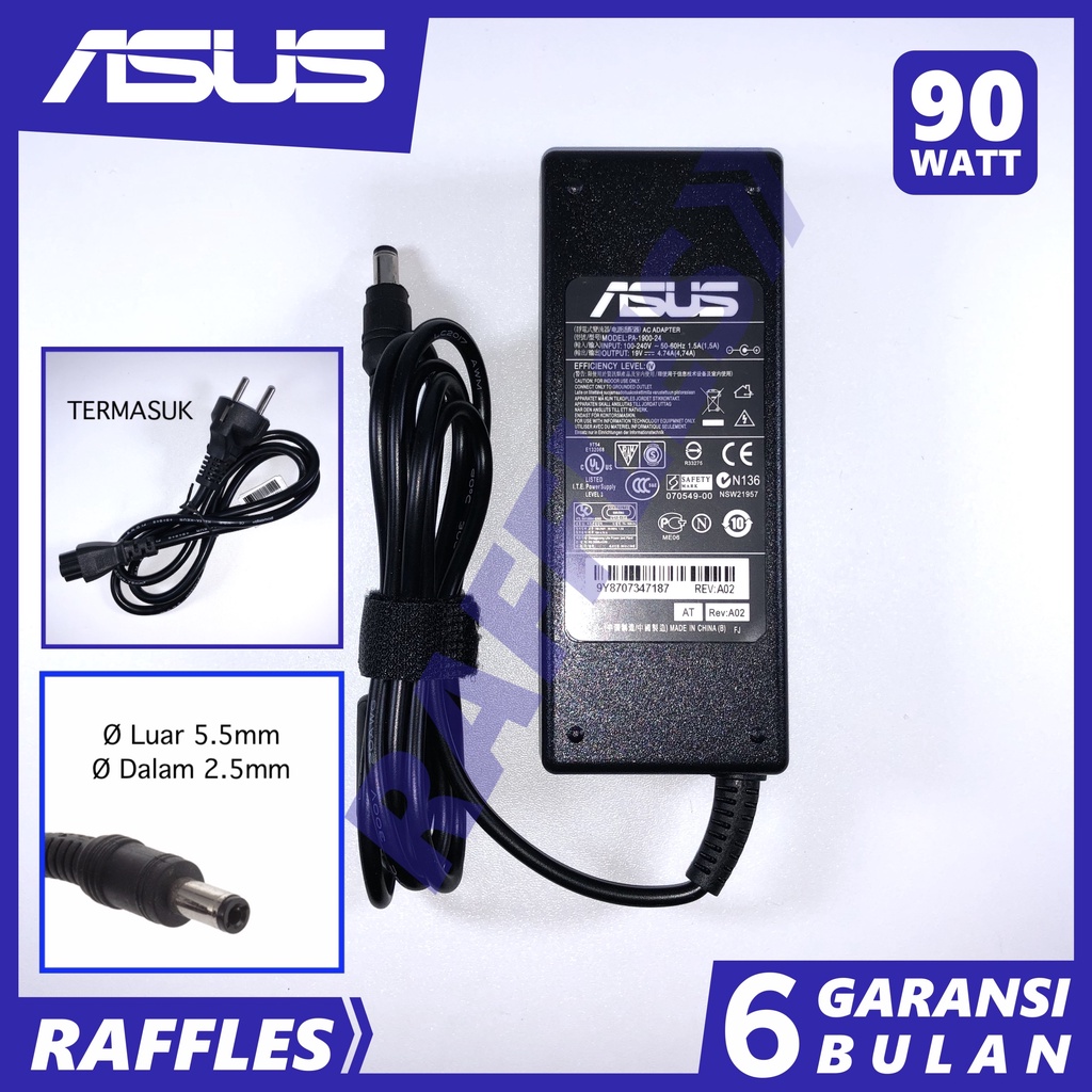 Asus K450 K450C K450CA K450J K450JF K450L K450LA K450LC K450V K450V K450VC K450VE อะแดปเตอร์ชาร์จ