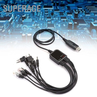 Superage 8 In 1 Usb สายเคเบิ้ลโปรแกรมมิ่งสําหรับ Kenwood/ Quanshengcn/ Tyt/ วิทยุโมโตโรล่า