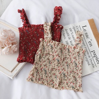 Vinci flower crop top