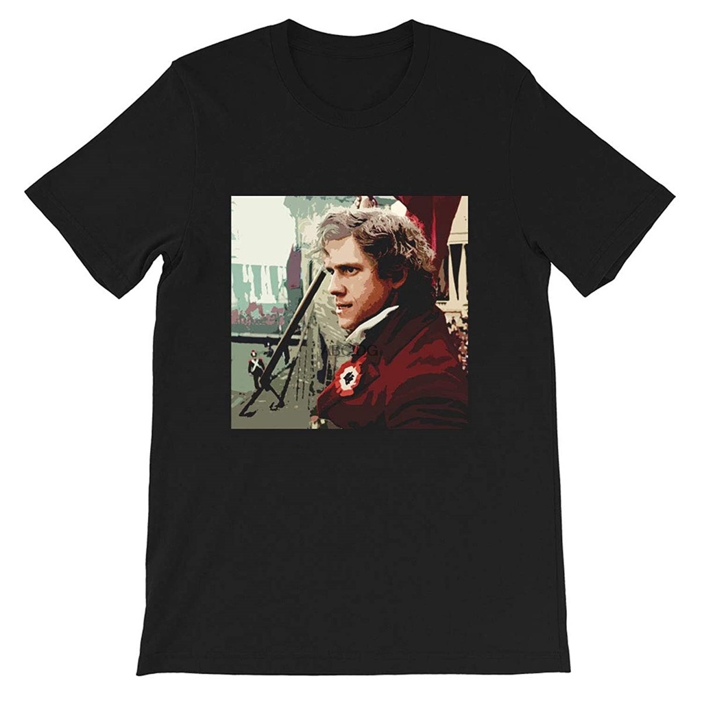 เสื้อยืดผ้าฝ้ายพิมพ์ลายแฟชั่น เสื้อยืด พิมพ์ลายภาพยนตร์ Enjolras Les Miserables Musical Aaron Tveit 