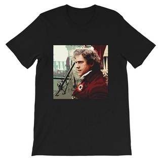 เสื้อยืดผ้าฝ้ายพิมพ์ลายแฟชั่น เสื้อยืด พิมพ์ลายภาพยนตร์ Enjolras Les Miserables Musical Aaron Tveit Portrait สไตล์วินเทจ