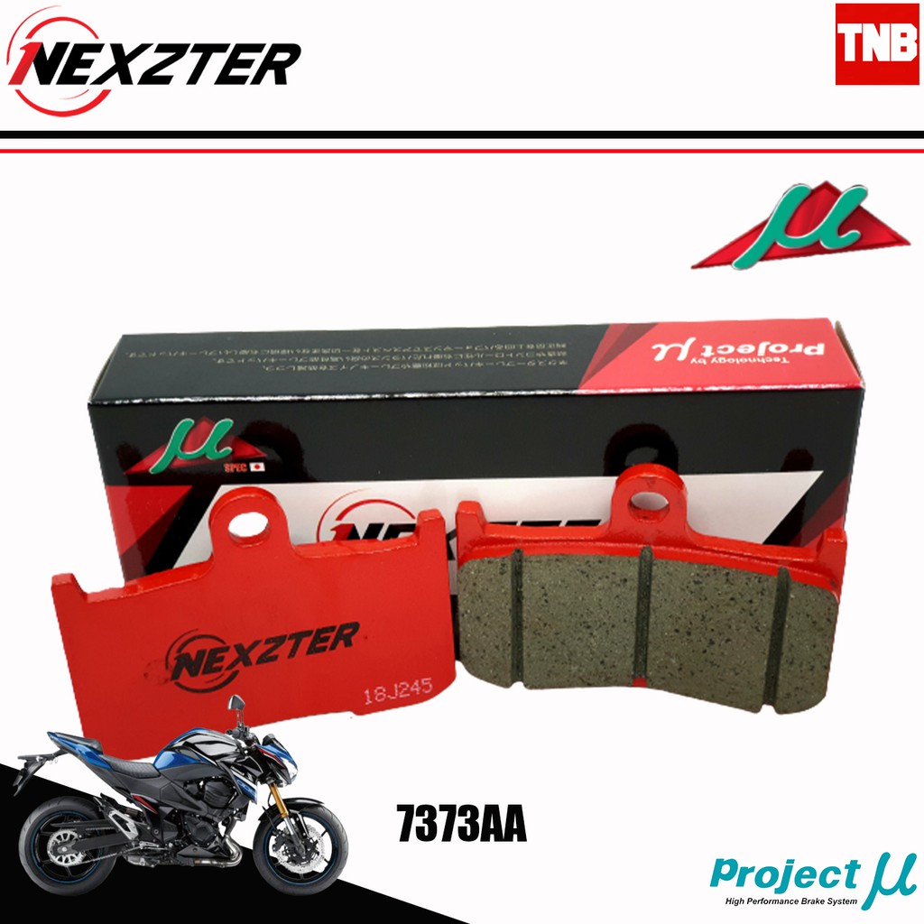 NEXZTER ผ้าเบรคหน้า เบอร์ 7373AA KAWAZAKI Z800 Z900 / SUZUKI GSX-S750 / TRIUMPH STREET TRIPLE เบรค ผ