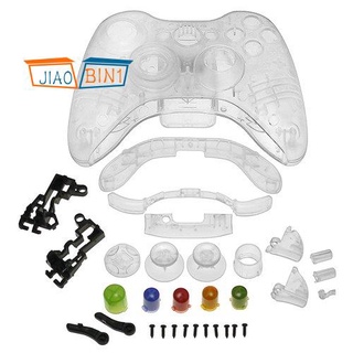 Crystal Shell Compatible with Microsoft Xbox 360 Wireless Controller , Clear