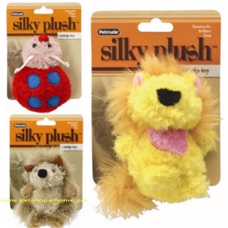 Petmate Silky Plush ของเล่นมี catnip