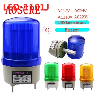 ไฟสัญญาณเตือน led-1101J 12V 24V 110V 220V แบบหมุนได้