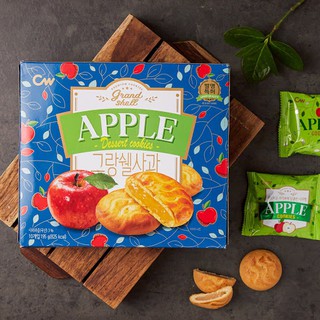 พร้อมส่ง 그랑쉘 사과 คุ๊กกี้สอดใส้แยมแอปเปิ้ล CW Premium Cookie Grand-Shell Apple Jam Cookie 234g