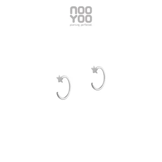 NooYoo ต่างหูสำหรับผิวแพ้ง่าย Open Claw Surgical Steel (Star / Heart)