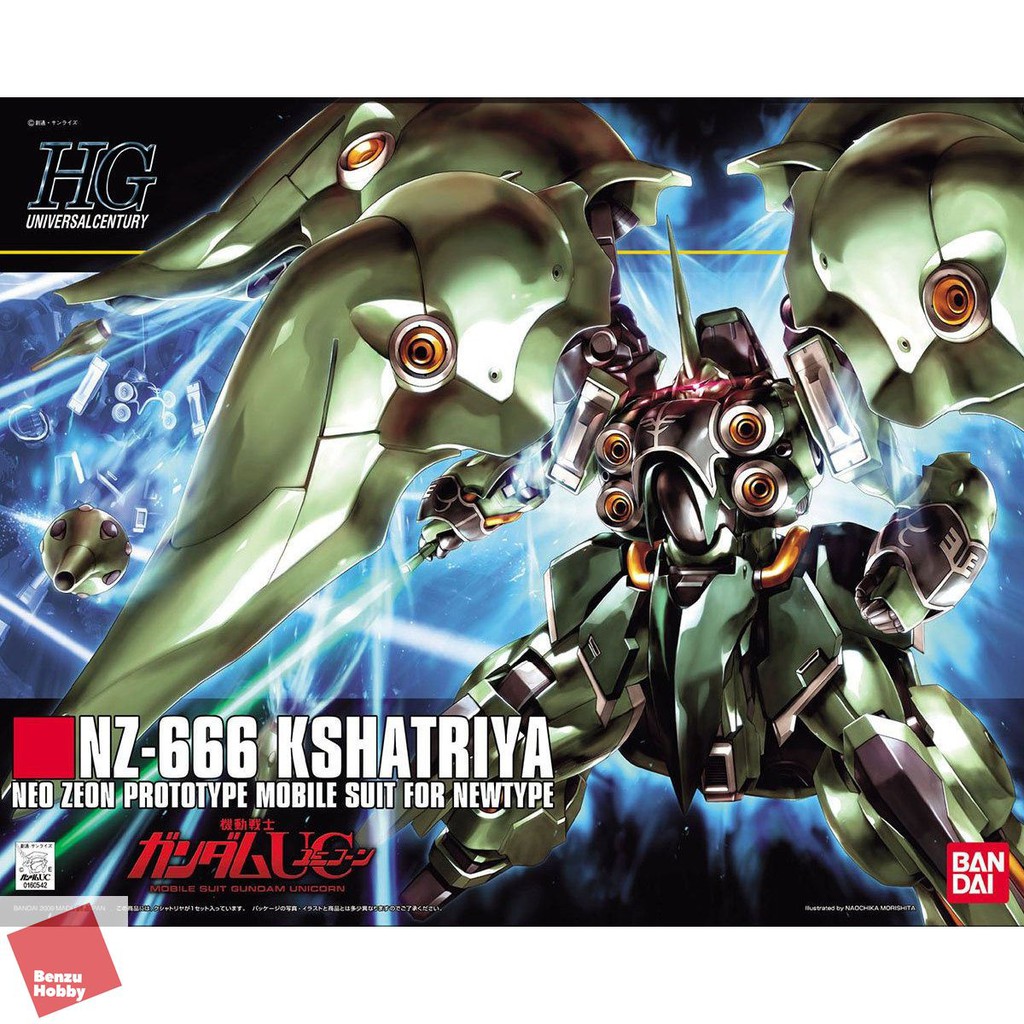 **พร้อมส่ง มีส่งด่วน** 4573102582638 HGUC 1/144 99 NZ-666 Kshatriya HG