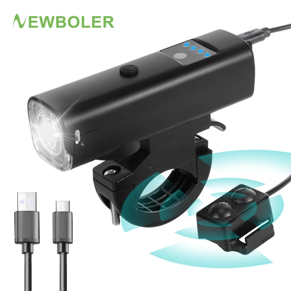 ใหม่boler 1000 Lumens Highlight จักรยานกันน้ําไฟหน้าออกแบบด้วยสมาร์ทเซ็นเซอร์ขี่จักรยานขี่ Night Light สําหรับจักรยานเสือภูเขาจักรยาน