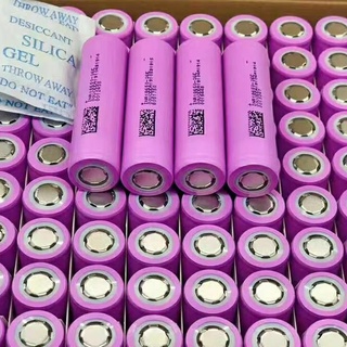 18650 sumsung แบตเตอรี่ลิเธียมหัวแบน 3.7V 2600MAH แบตเตอรี่แบบชาร์จไฟได้ ราคา1ก้อน