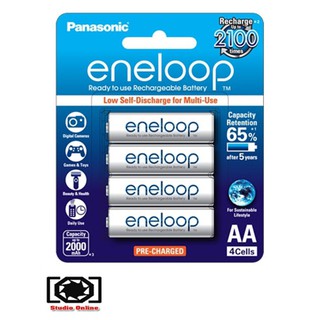 Panasonic Eneloop Rechargeable AA รุ่น BK-3MCCE/4NT 4 ก้อน/แพ็ค (1900mAh)