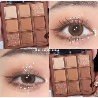 พาเลท ทาตา อายแชโดว์ Dikalu​ Chocolate​ Eyeshadow​ โทนน้ำตาลทอง ช็อคโกแลต​ เนื้อแมท เนื้อชิมเมอร์ สีสวย กันน้ำ ติดทน 4u2
