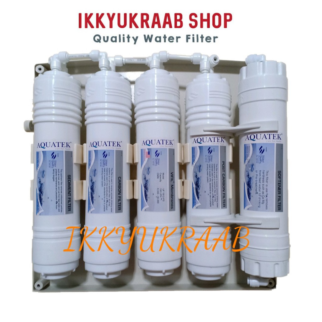 ชุดไส้กรอง Aquatek  AM100  Inline  4-5 ขั้นตอน ฟรี สาย 3 เมตร ข้องอ 8 ชิ้น - รูปที่ 3