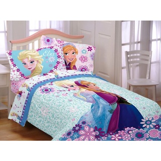 Disney USA ของแท้ (เฉพาะผ้าห่มค่ะ)  Disney Frozen x Disney Planes Twin/Full reversible comforter