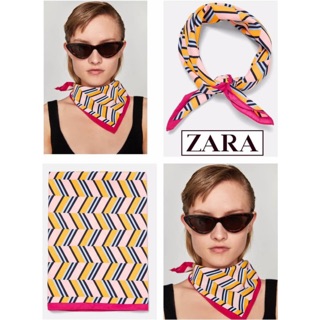 ZARA ผ้าพันคอแบรนด์เนม แท้💯%