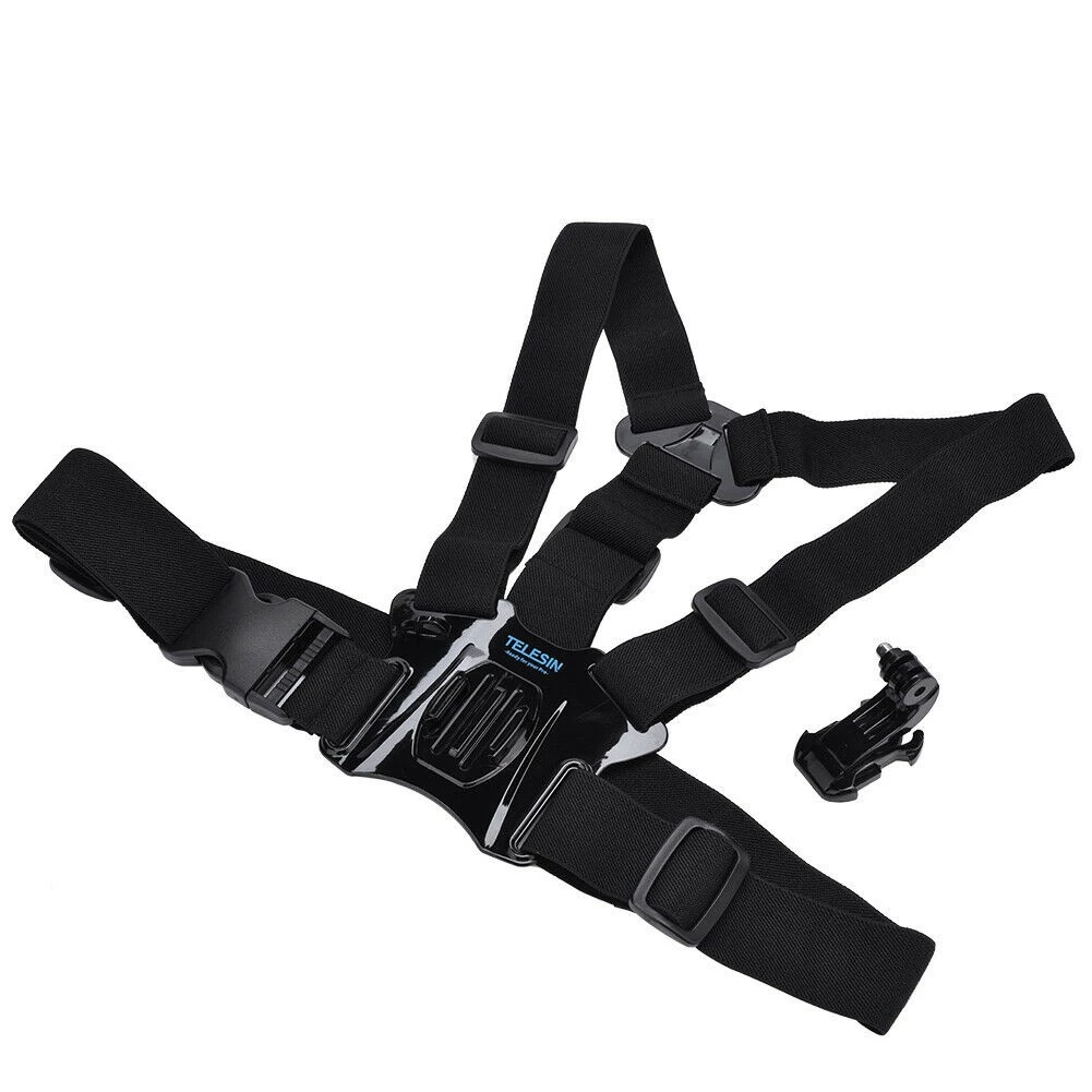 TELESIN สายคาดหน้าอก สำหรับ Gopro / DJI / INSTA360 สายรัดหน้าอก กล้องAction Camera Chest Strap Mount thumbnail 8
