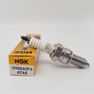 หัวเทียนเข็ม G-POWER รุ่น WAVE125 ,WAVE110I ,WAVE125I,WAVE110I-AT, BEST110 ,BEST125 เบอร์ CPR6EAGP-9 แท้ NGK SPARK PLUG