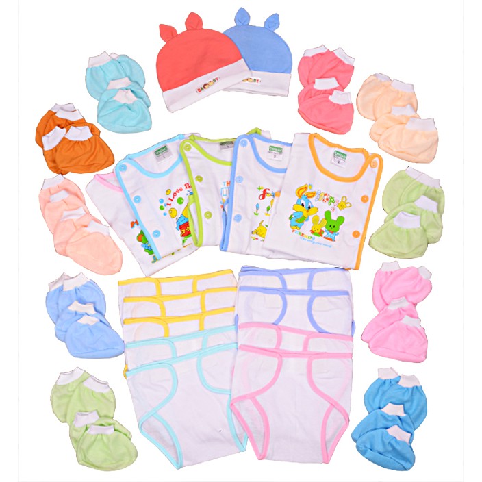 [GIVE A STRAWBERRY BRACELET] เซ็ต 37 ชิ้นสําหรับทารกแรกเกิดอายุ 0 ถึง 3 เดือน