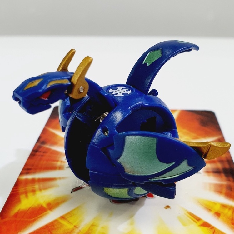 AUTH BAKUGAN Battle Brawlers B2 - Blue Gold ธาตุน้ำ บาคุกัน หุ่นแปลงร่างทะลุมิติ Toy