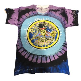 เสื้อยืด สไตล์ วินเทจ มัดย้อม Gratefuldead 90’