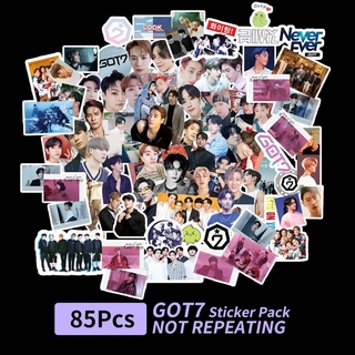 สติ๊กเกอร์ 85pcs INS GOT7 sticker Poster photo stickers self-adhesive luggage sticker