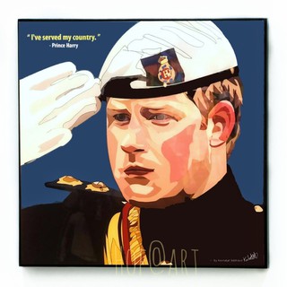 Prince Harry เจ้าชายแฮร์รี่ รูปภาพ​ติด​ผนัง​ pop art​ กรอบรูป​ แต่ง​บ้าน​ ของขวัญ​ รูปภาพ