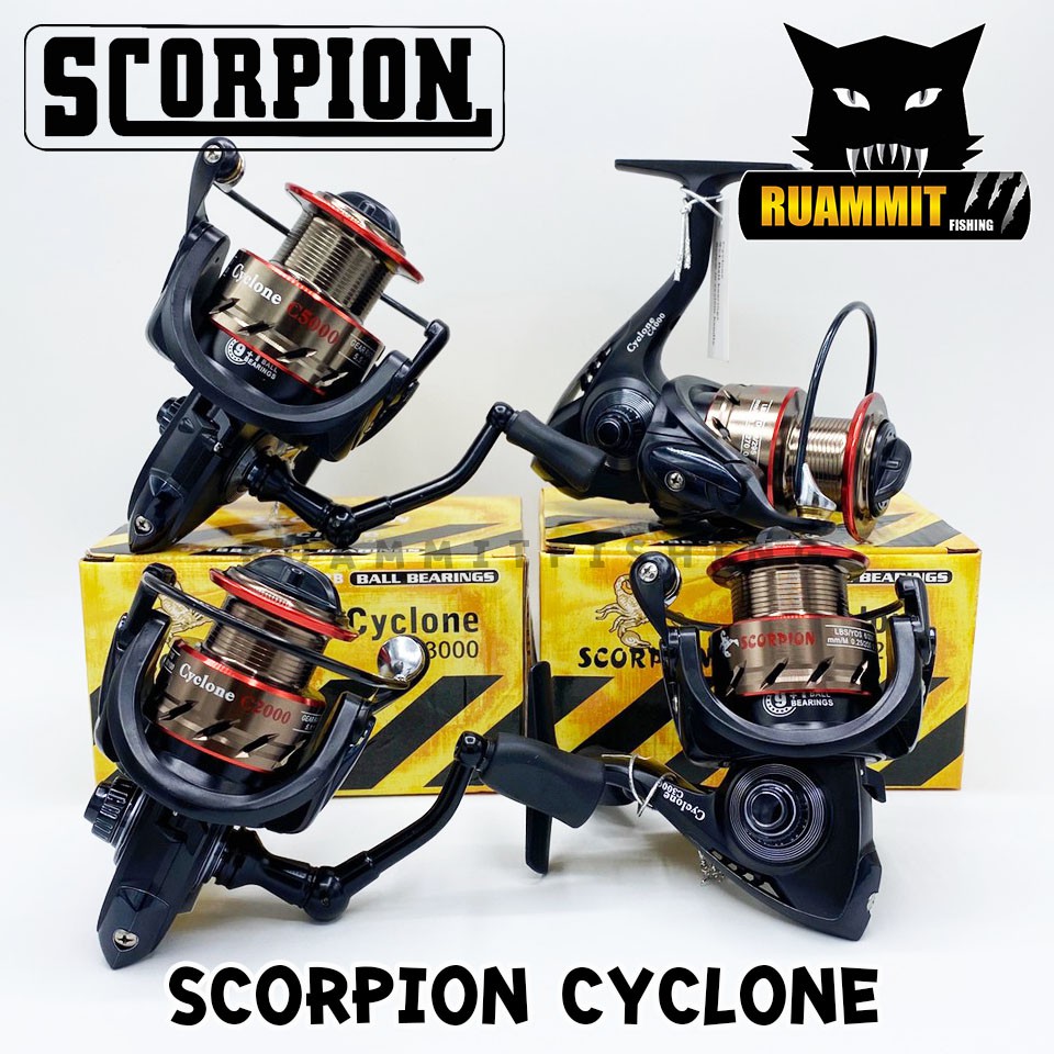 รอกตกปลา รอกสปินนิ่ง SCORPION CYCLONE C2000/3000/4000/5000