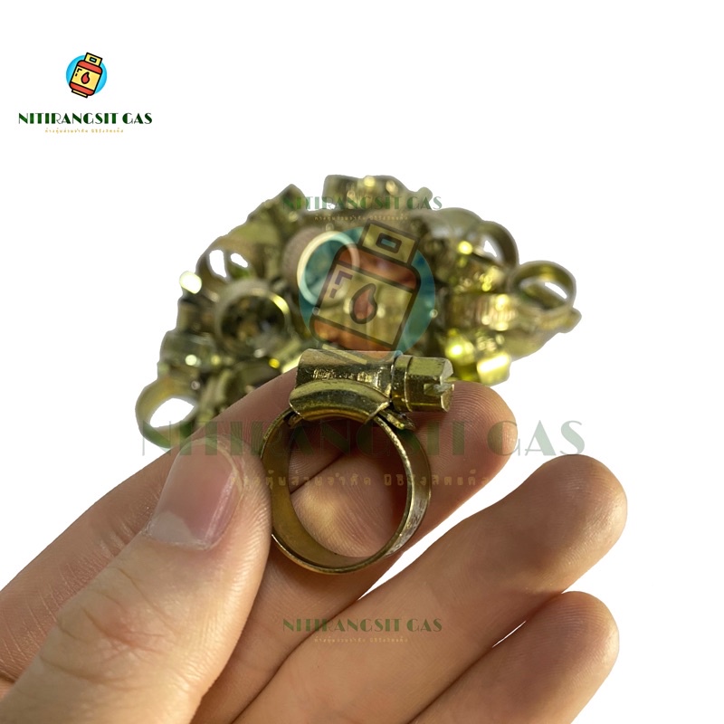 กิ๊ฟรัดหรือเข็มขัดรัดสายแก๊สหนา ORBIT Gaz เบอร์OO ขนาด13-19mm.