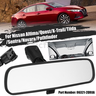 กระจกมองหลังภายในแบบแบนสำหรับรถยนต์สำหรับ Altima/Quest/X-Trail/Tiida