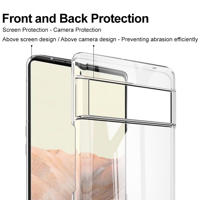 Original Imak Google Pixel 6 Pro Casing Pixel6 Crystal Transparent Hard PC Case Clear Plastic Back Cover #6