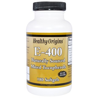 Healthy Origins, E-400, 400 IU, 180 Softgels