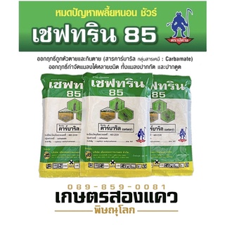 เซฟทริน 85 : สารคาร์บาริล 85% กำจัดเห็บ หมัด มด ตะขาบ ไรไก่ หนอน เพลี้ย ด้วงเต่า ขนาด100กรัม