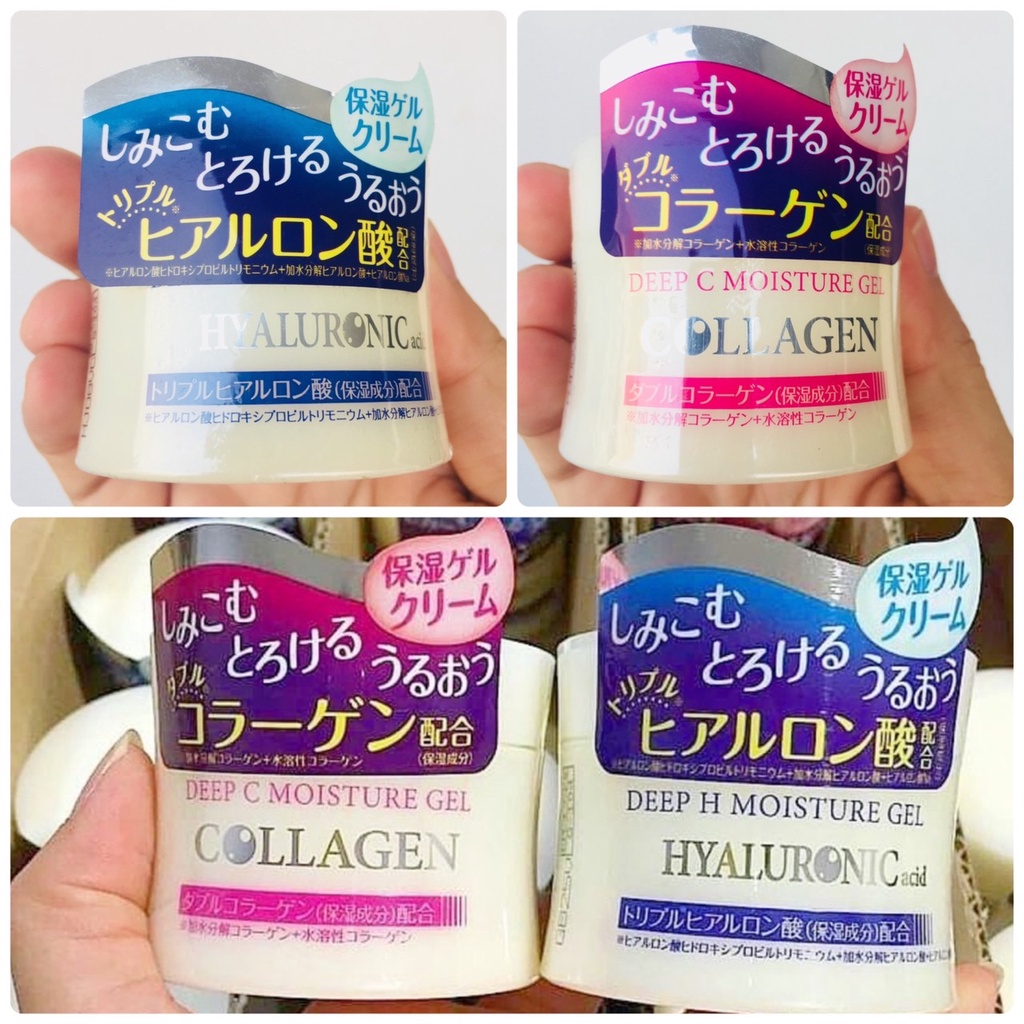 เจลครีมบำรุงผิวหน้า DAISO Deep C (Collagen) & Deep H (Hyaluronic Acid) Moisture Gel 🌿