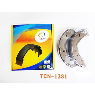 Compact Brakes ก้ามผ้าเบรคคู่หลัง Mitsubishi ATTRAGE 1.2 ปี 2012 ขึ้นไป (ผ้าเบรก แอทราจ) TCN-1281