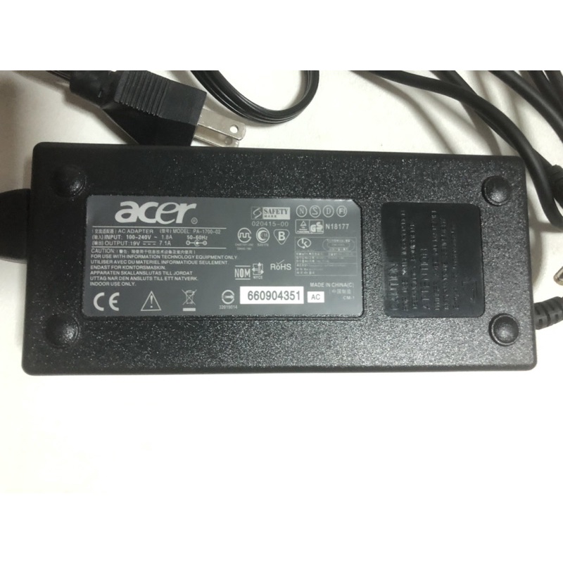 Adapter Charger Acer Nitro5 มือสอง 99%