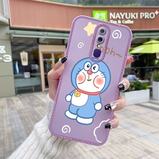 สําหรับ OPPO F11 Pro A9x A9 2019 เคสโดราเอมอน แมว ดีไซน์ใหม่ เคสยางนิ่ม ป้องกันเลนส์เต็มรูปแบบ เคสกันกระแทก